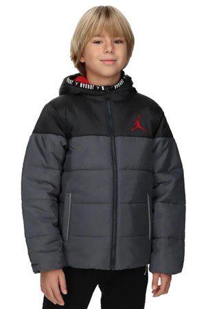 Nike Jdn Basic Poly Puffer Çocuk Mont 95B657-783 Gri