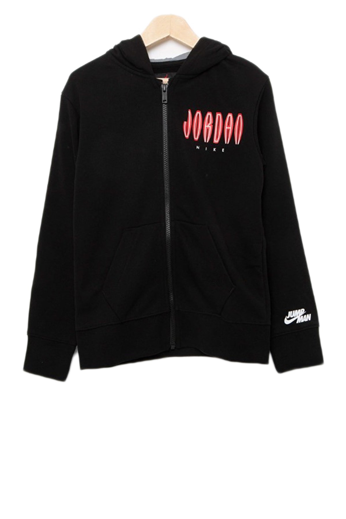 Nike Jdb Mj Mvp Ft Fz Çocuk Fermuarlı Sweatshirt 95B701-023 Siyah