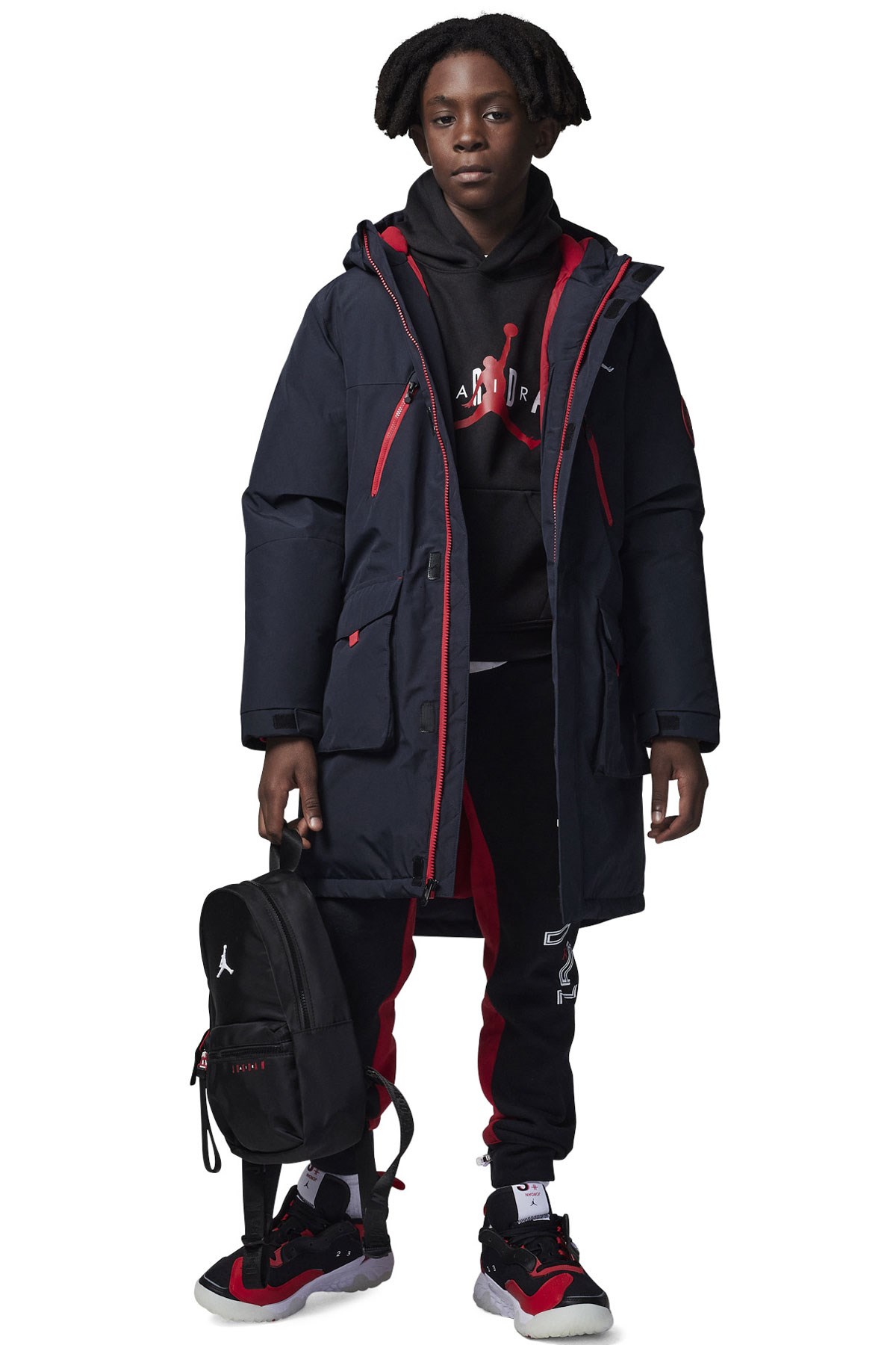 Nike Jdb Çocuk Sweatshirt 95B910-023 Siyah