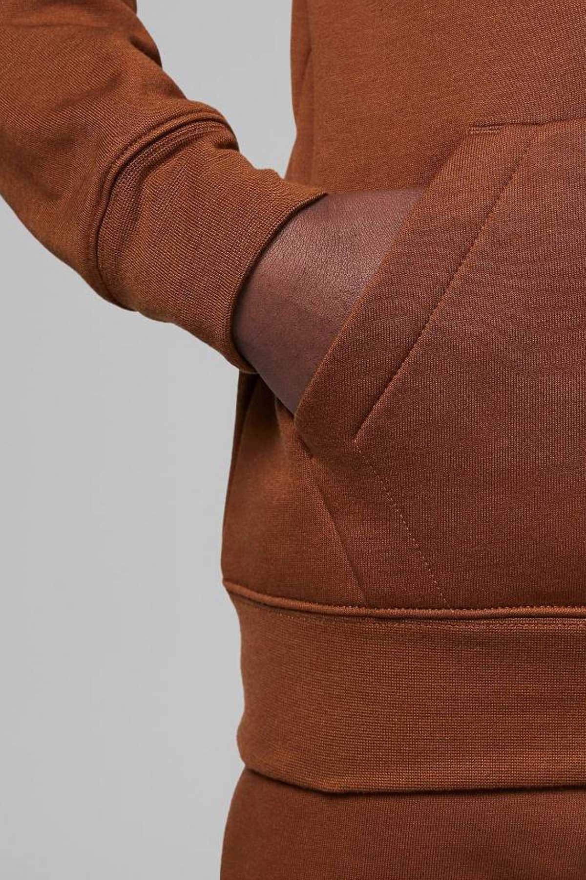 Nike Jdb Jumpman Çocuk Kapüşonlu Sweatshirt 95B910-X4A Kahverengi