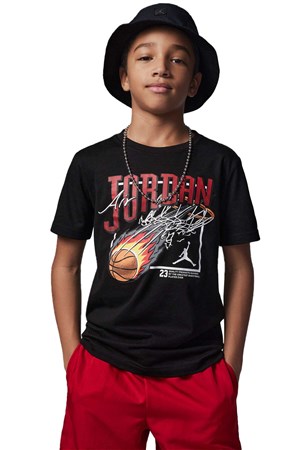 Nike Jdb Fireball Çocuk Tişört 95C253-023 Siyah