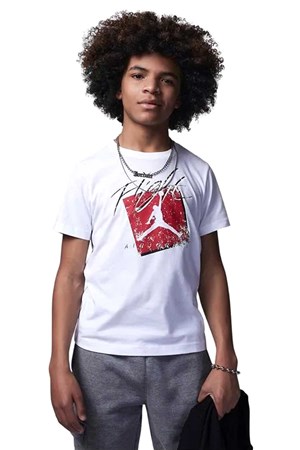 Nike Jdb Çocuk Tişört 95C346-001 Beyaz
