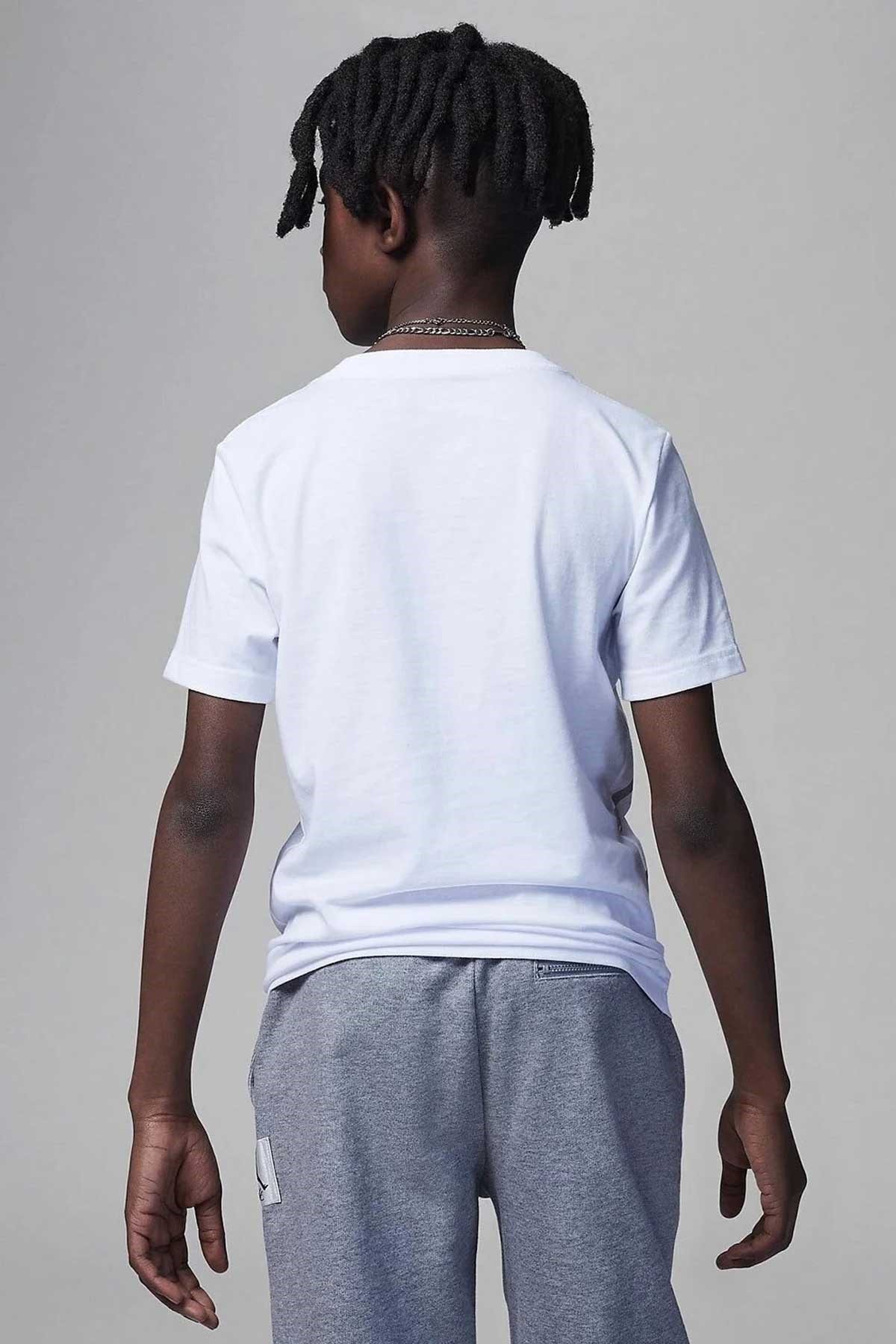 Nike Jdb Arch Çocuk Tişört 95C439-001 Beyaz