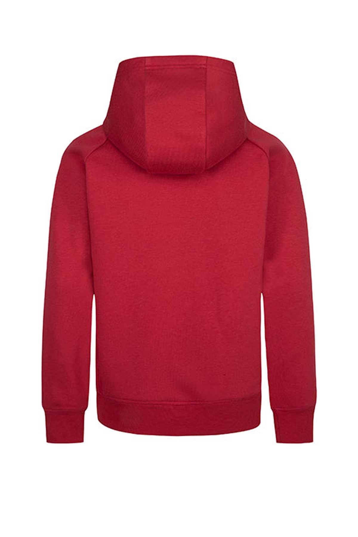 Nike Jdb Mj Df Sport Çocuk Kapüşonlu Sweatshirt 95C513-R78 Kırmızı