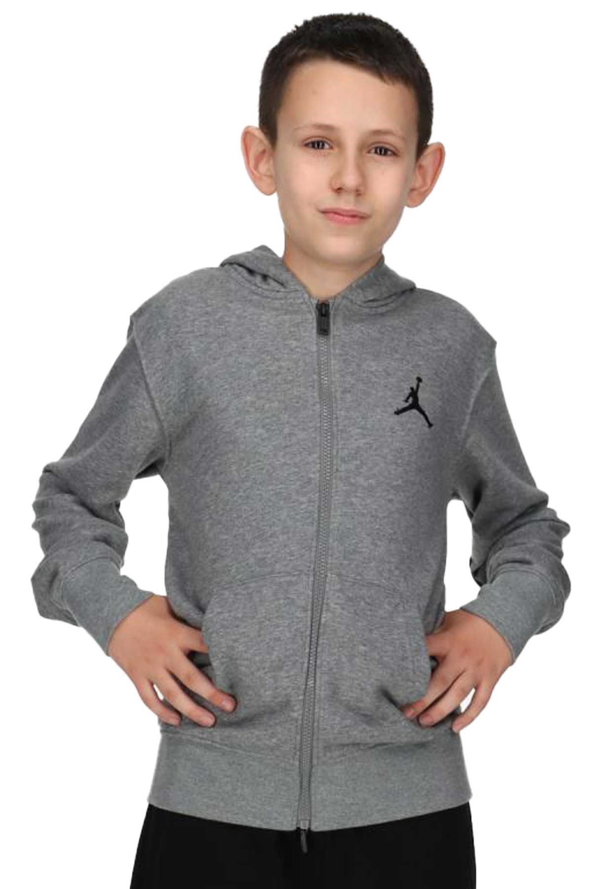 Nike Jdb Mj Essentials Çocuk Sweatshirt 95C573-GEH Gri