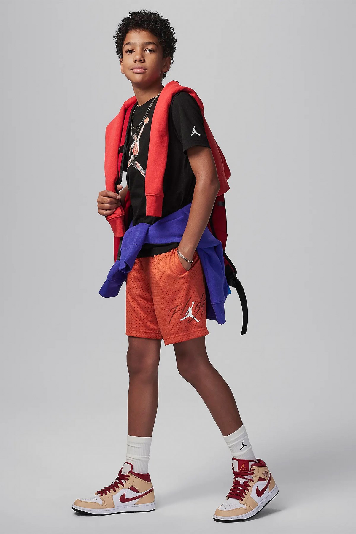 Nike Jdb Çocuk Şort 95C972-R0F Turuncu