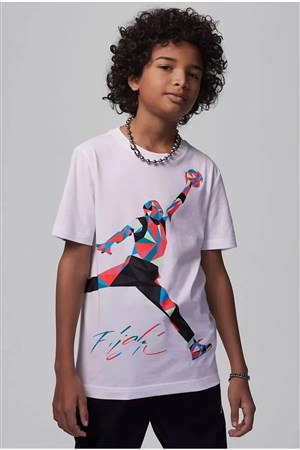 Nike Jdb Çocuk Tişört 95C975-001 Beyaz