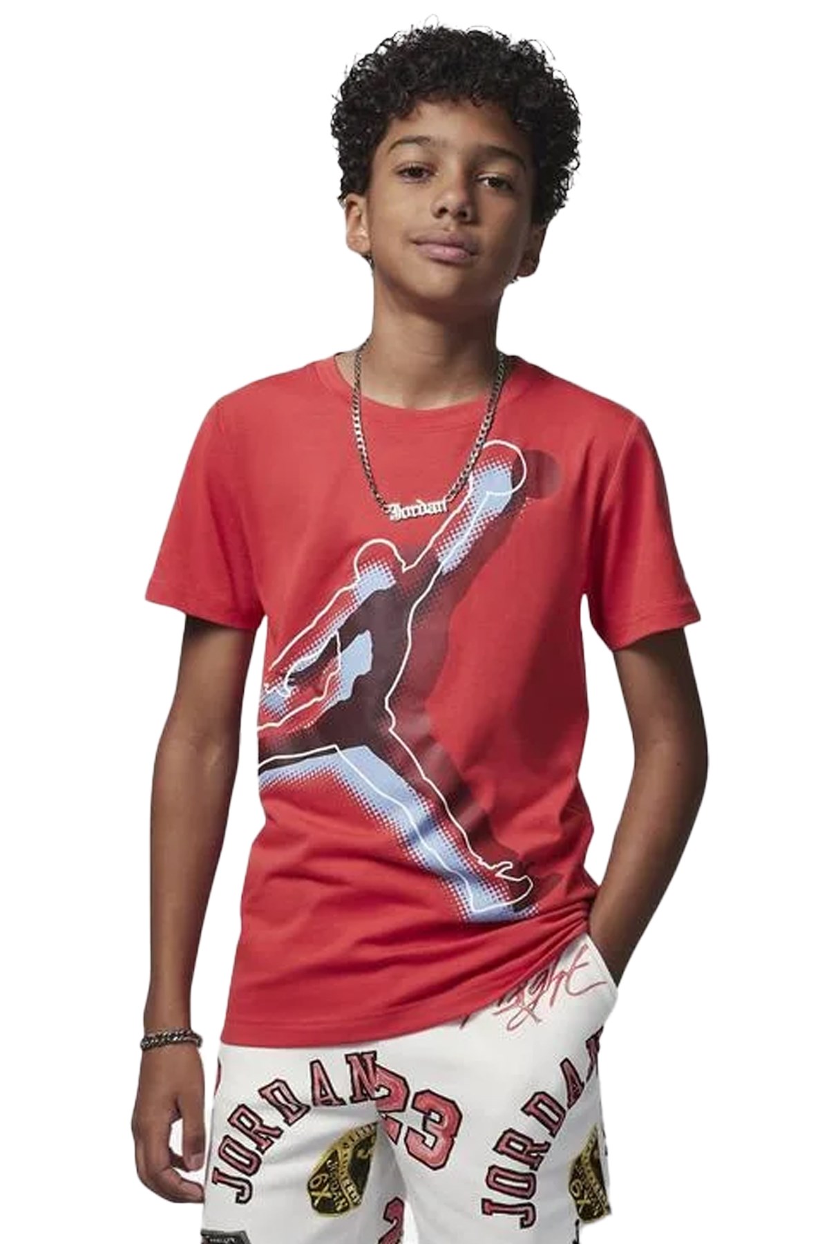 Nike Jdb Çocuk Tişört 95C977-R0F Kırmızı