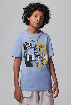 Nike Jdb Jordan Çocuk Tişört 95C978-B18 Mavi