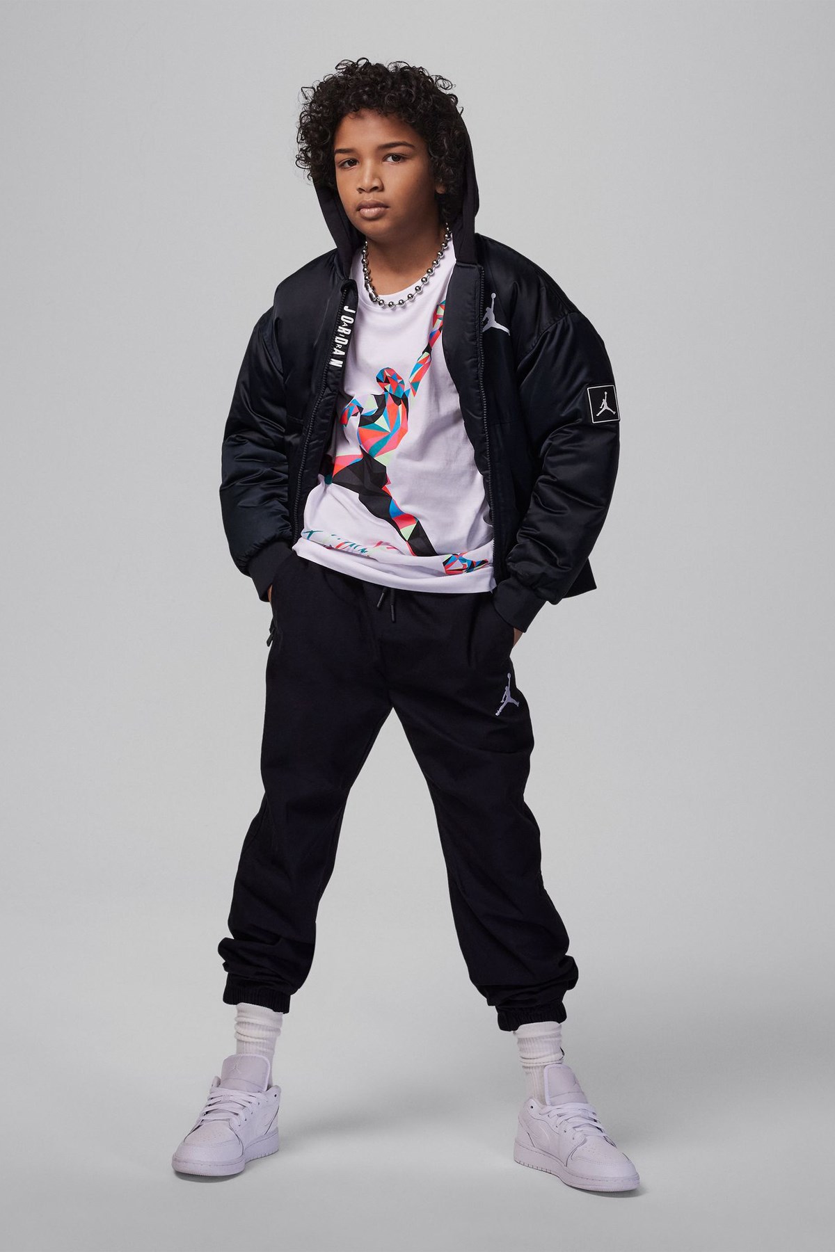 Nike Jdb Çocuk Tişört 95C984-001 Beyaz