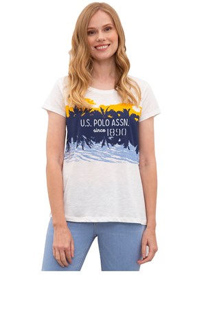 U.S. Polo Assn. Kadın Tişört 969441-VR184