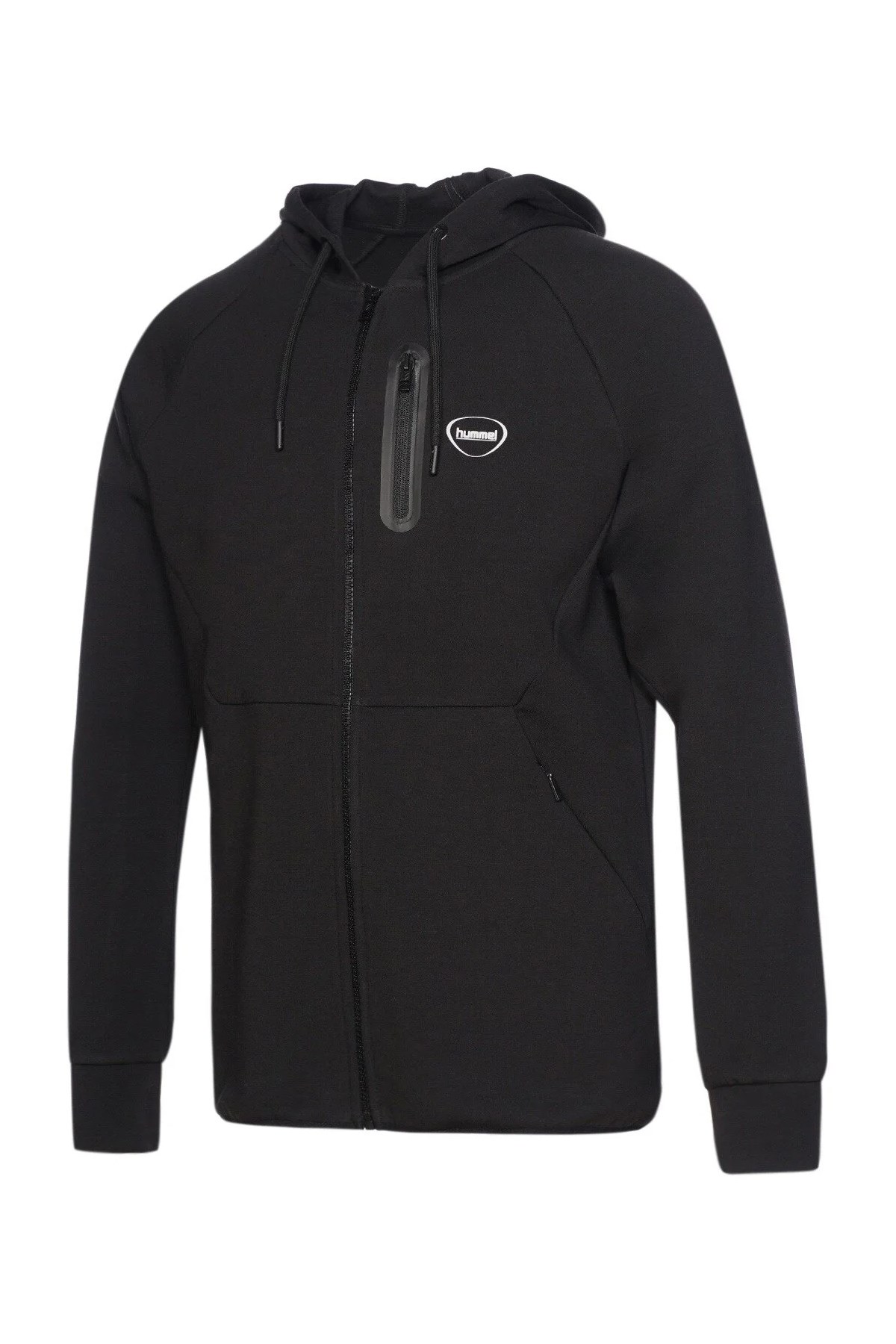 Hummel Nova Zip Erkek Sweatshirt Siyah