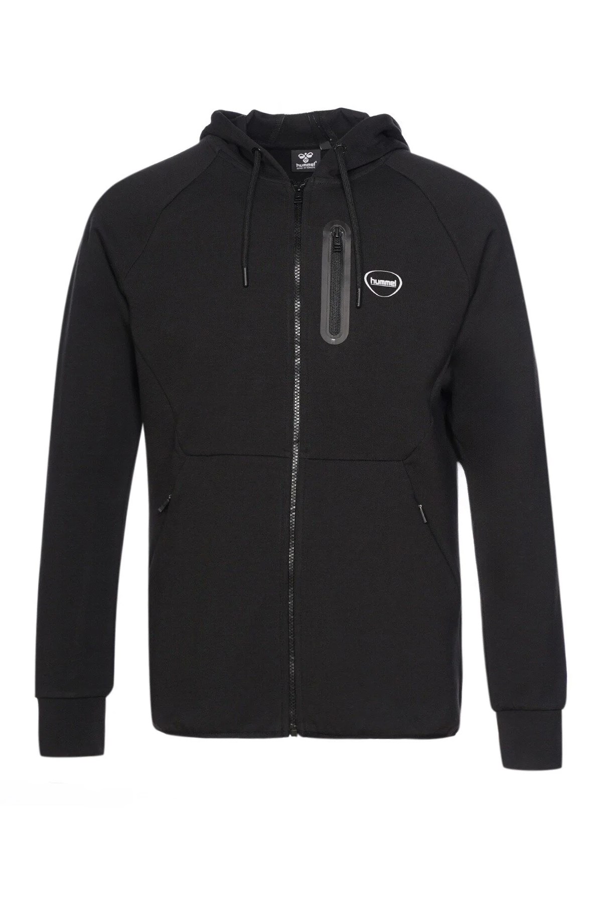 Hummel Nova Zip Erkek Sweatshirt Siyah