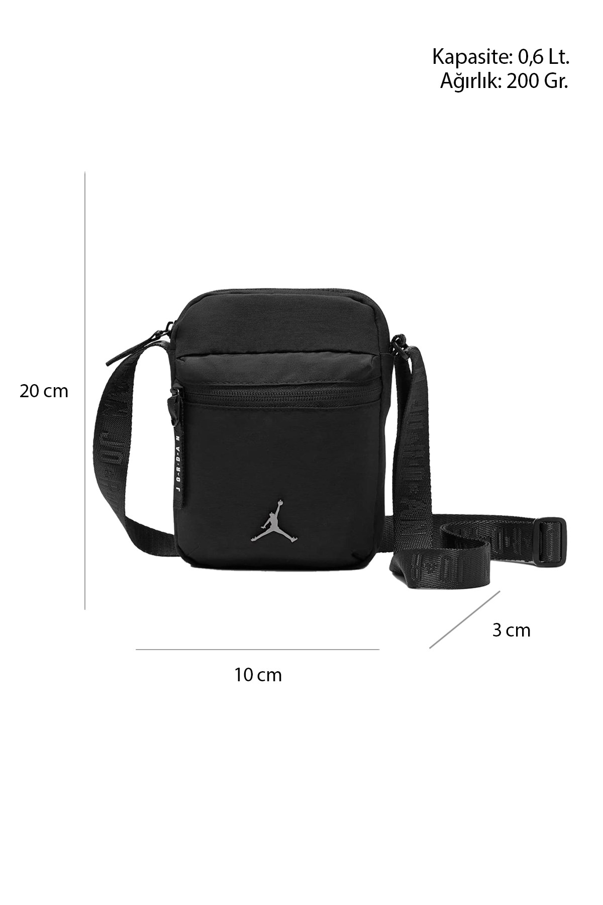 Nike Jan Airborne Festival Bag Unisex Kol Çantası 9A0631-023 Siyah