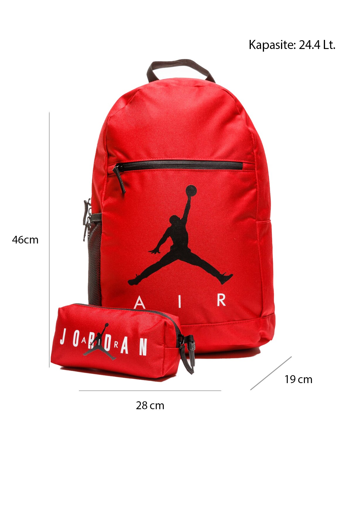 Nike Jan Air School Çocuk Sırt Çantası 9B0503-R78 Kırmızı