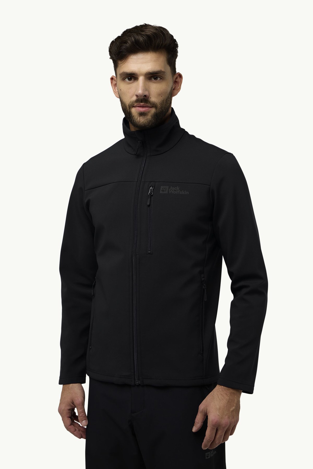 Jack Wolfskin Whirlwind Erkek Softshell Ceket A62521-6000 Siyah