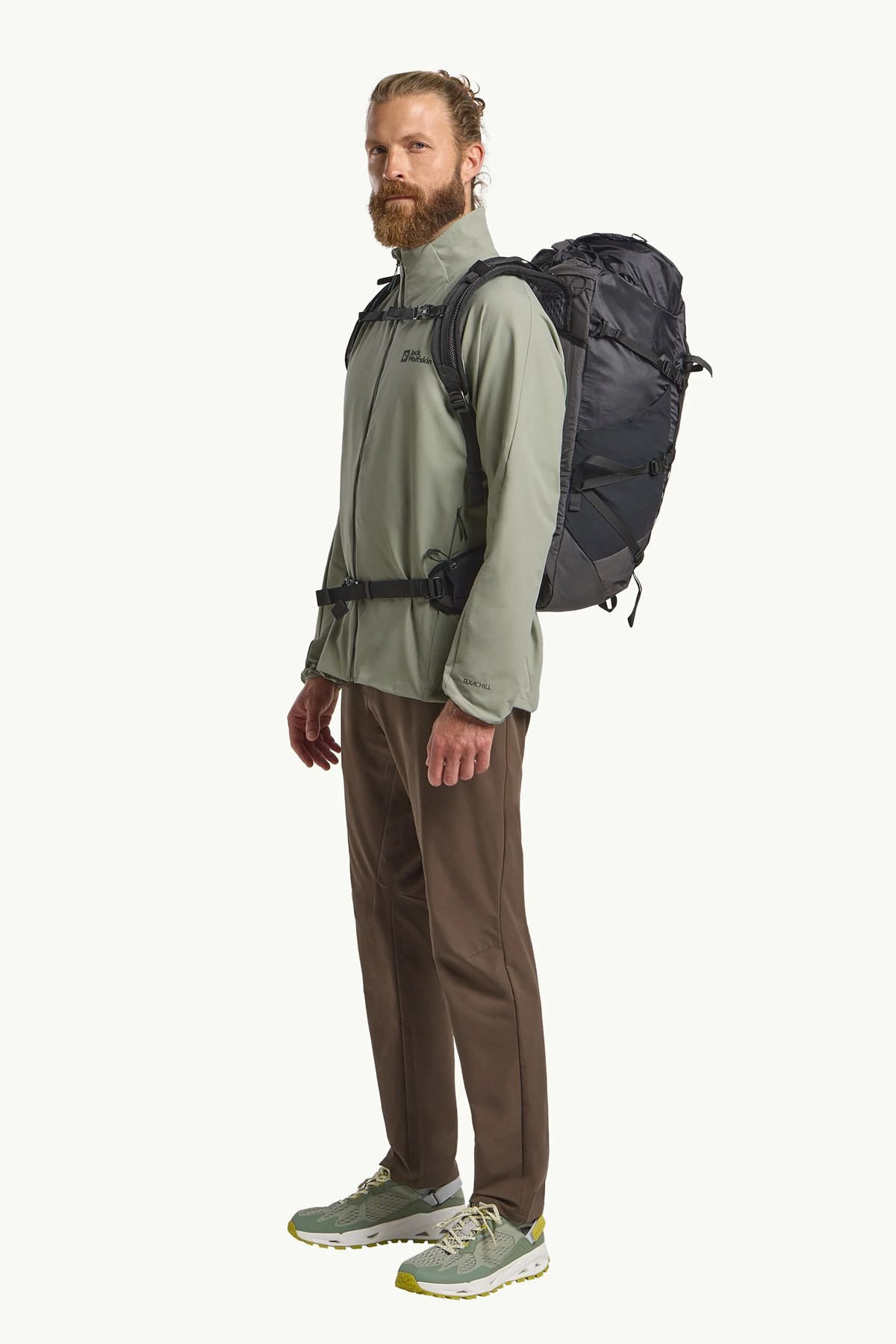 Jack Wolfskin Prelight Stride Erkek Outdoor Ceketi Yeşil