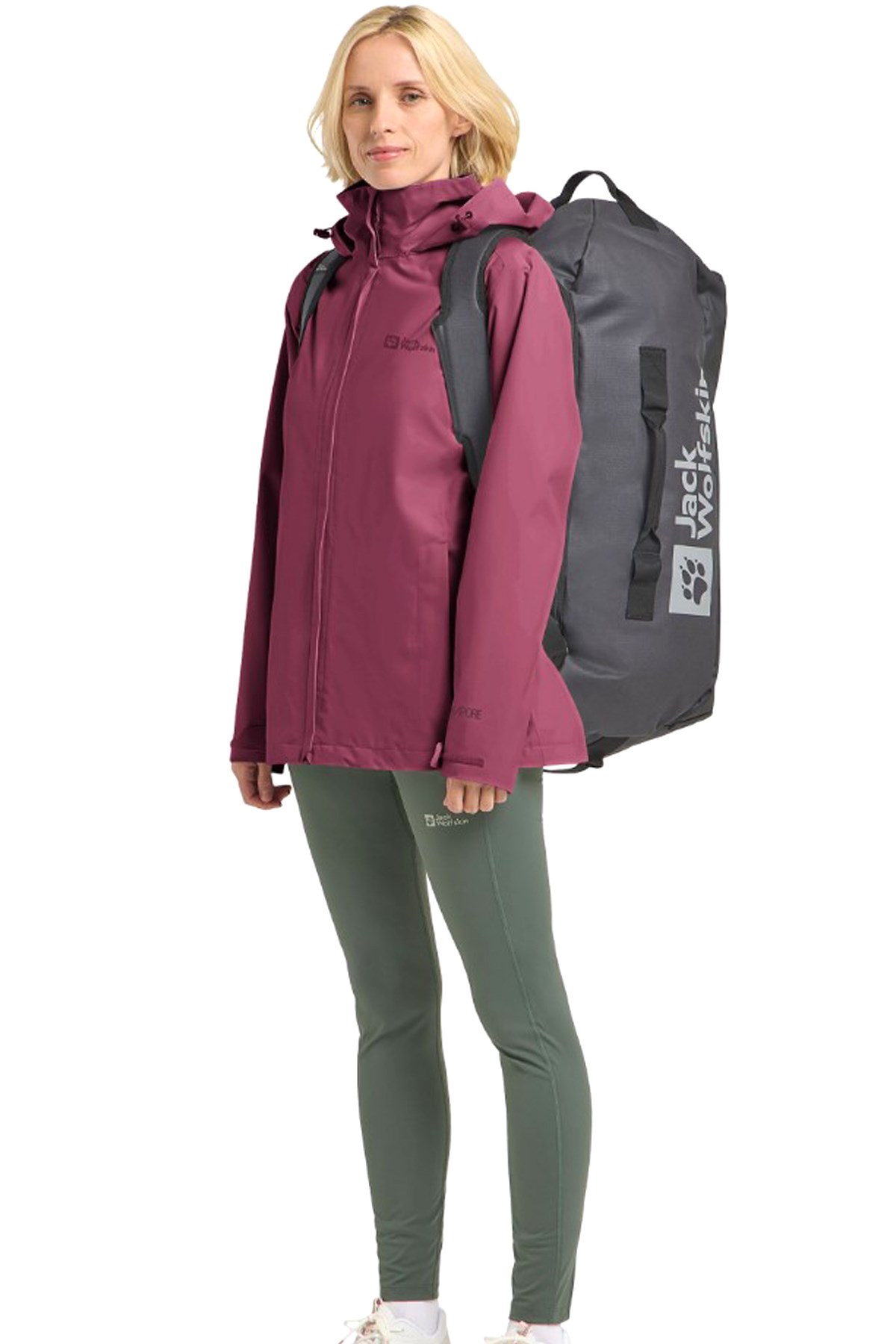 Jack Wolfskin Trailtime Kadın Outdoor Mont A63902-8753 Pembe