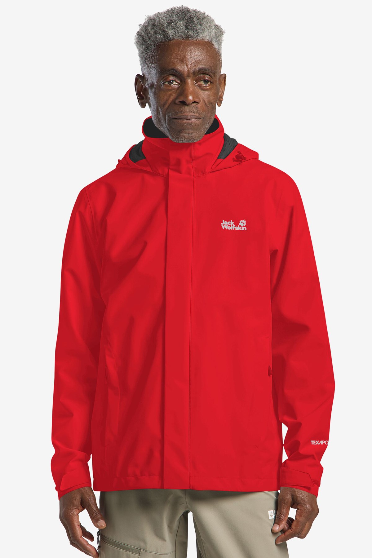 Jack Wolfskin Trailtime 2L Erkek Outdoor Ceketi A63903-J0191 Kırmızı