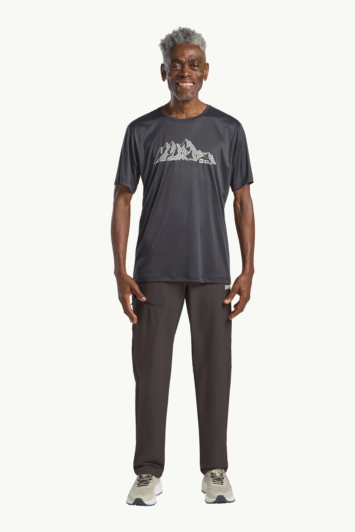Jack Wolfskin Pico Trail Erkek Outdoor Pantolonu Antrasit