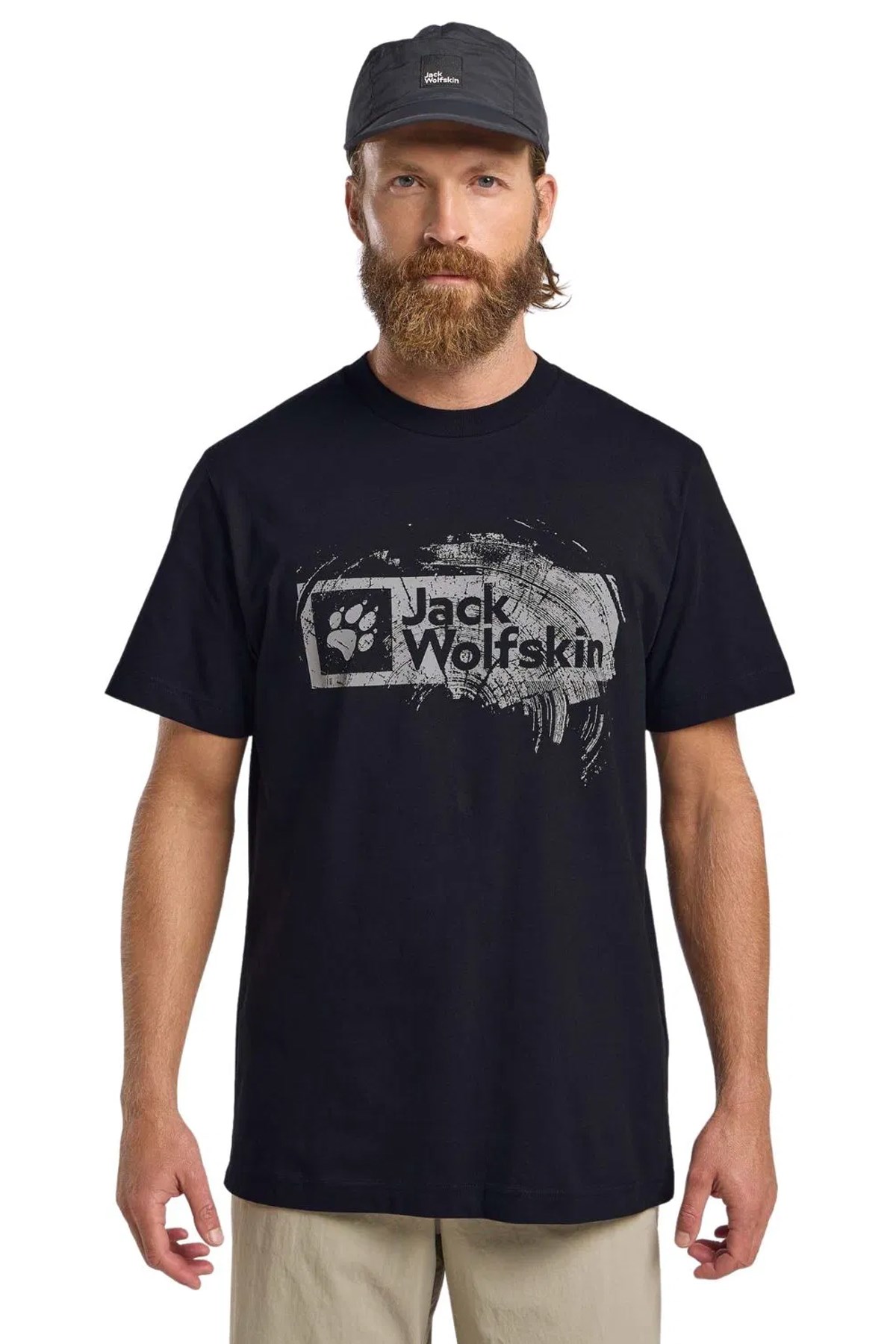 Jack Wolfskin Brand Erkek Tişört Lacivert