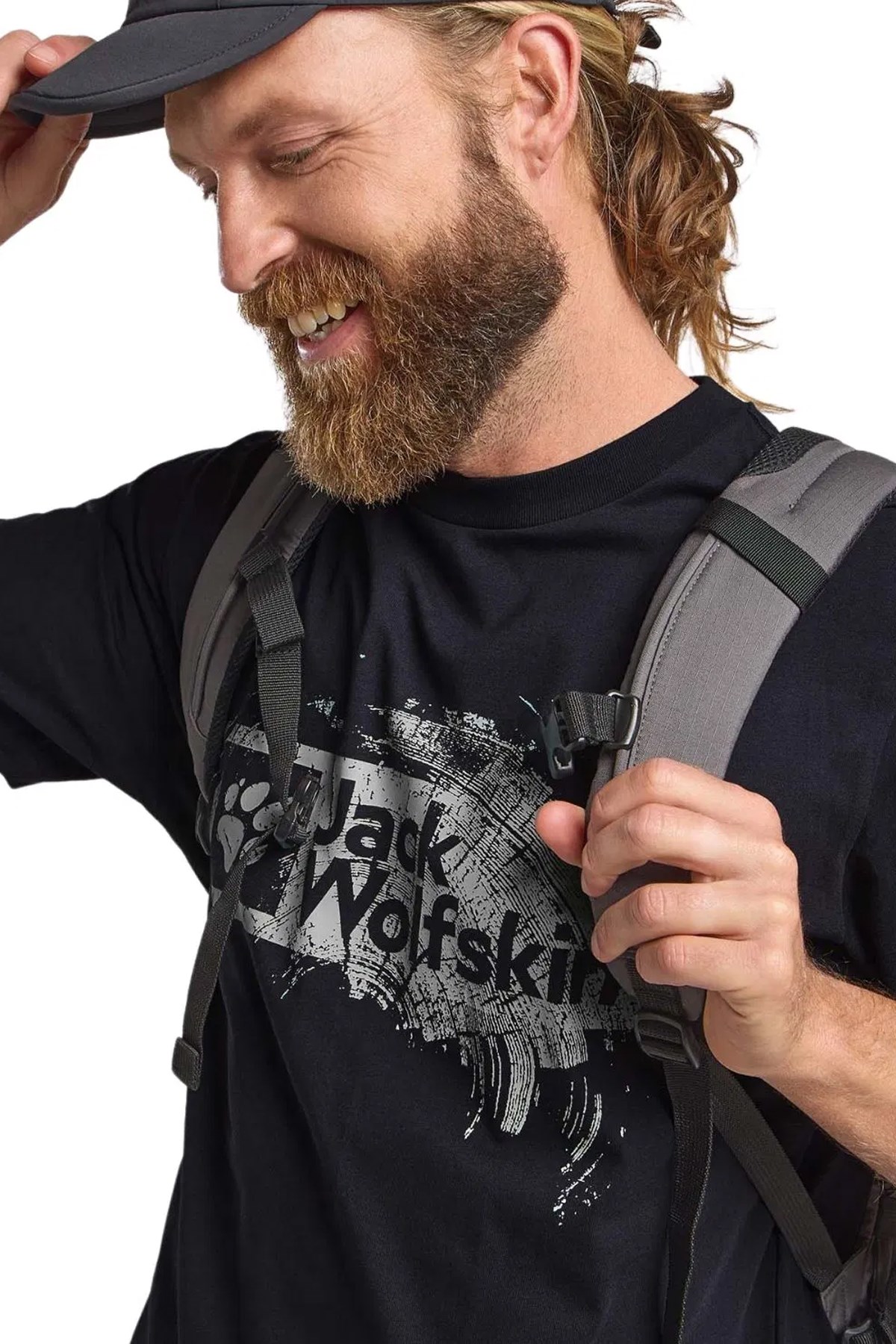 Jack Wolfskin Brand Erkek Tişört Lacivert