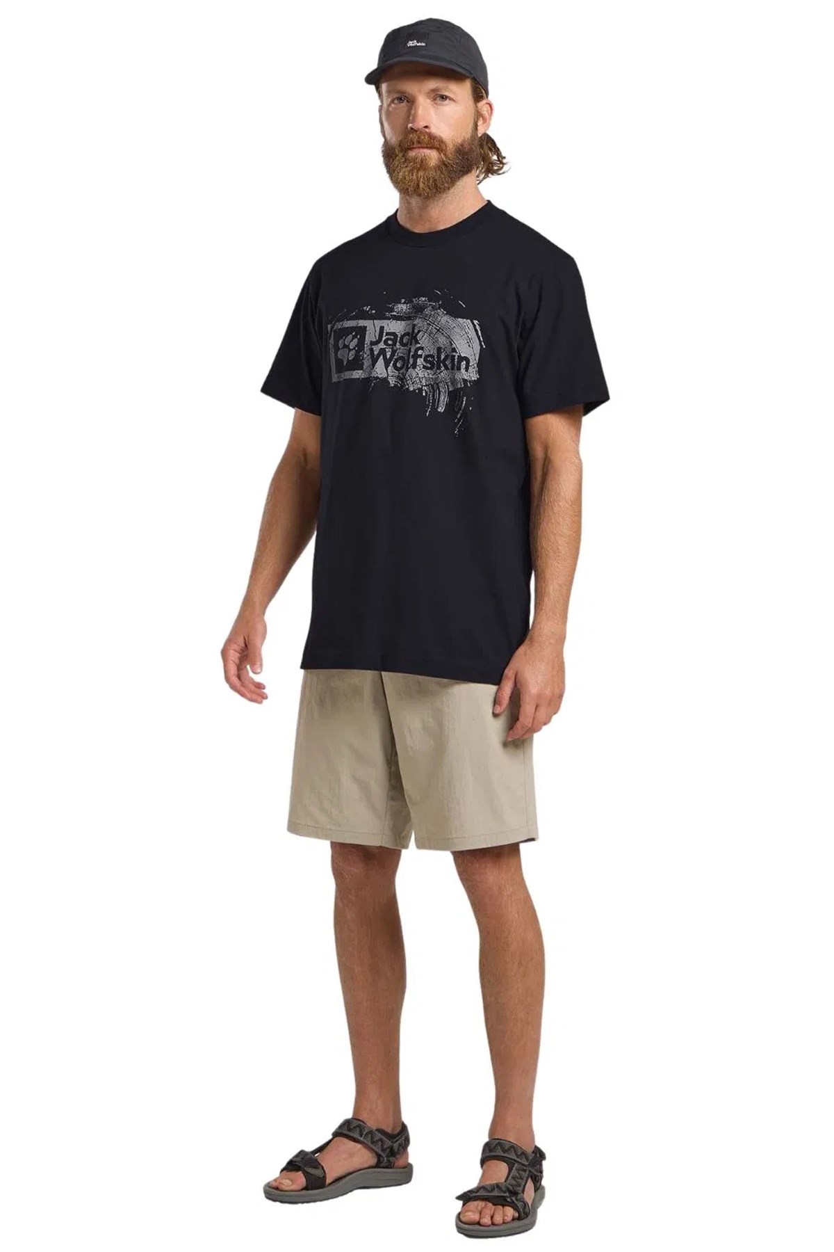 Jack Wolfskin Brand Erkek Tişört Lacivert