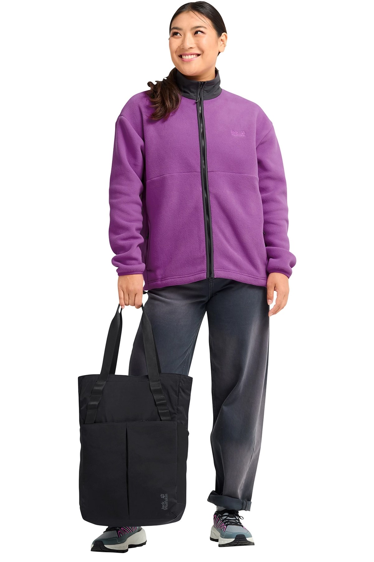 Jack Wolfskin Zoya 2in1 Tote Unisex Sırt Çantası A65732-6000 Siyah