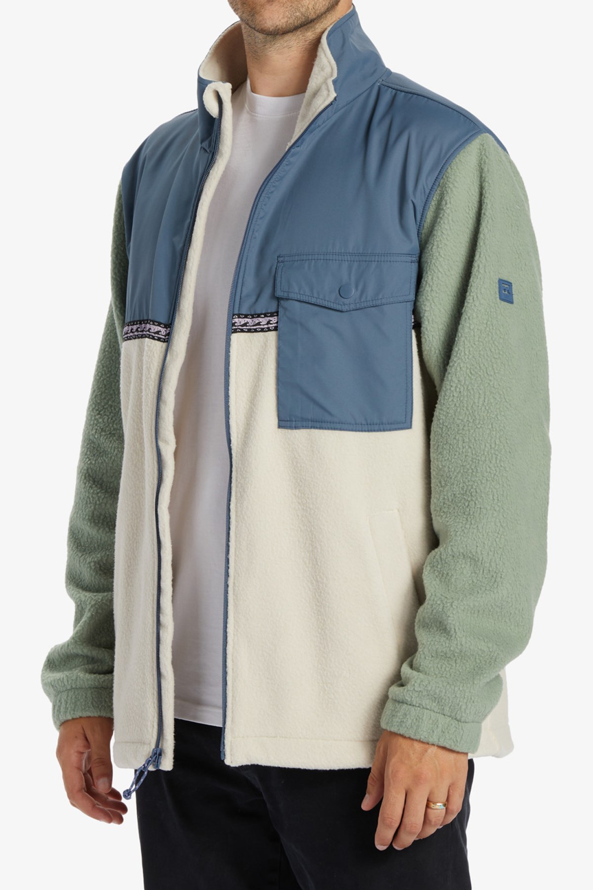 Billabong Boundary Trail Zip Erkek Polar Ceket ABYFT00313 Bej