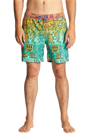 Billabong Bash Layback Erkek Deniz Şortu ABYJV00110 Yeşil