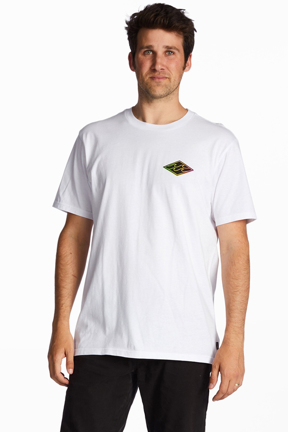 Billabong Crayon Wave Erkek Tişört ABYZT01697 Beyaz