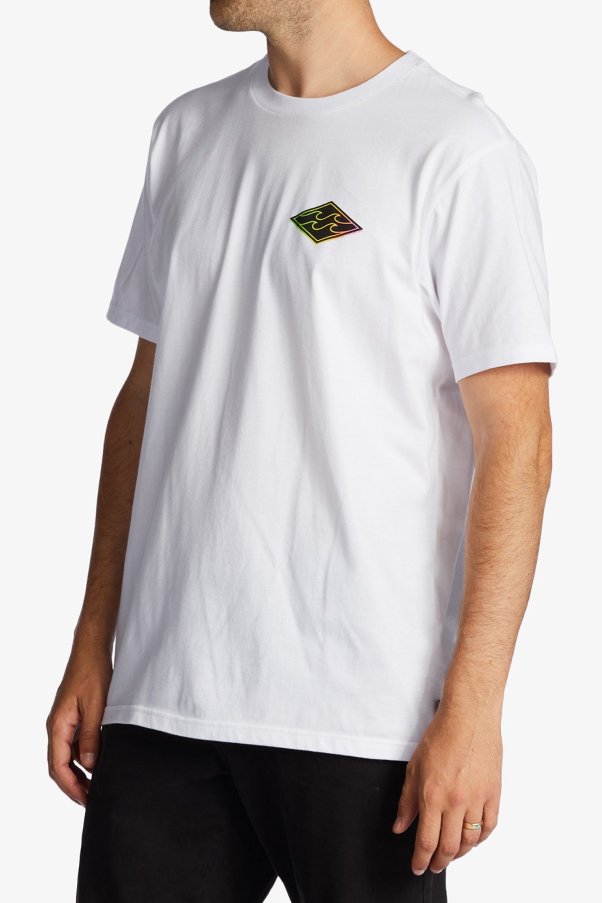 Billabong Crayon Wave Erkek Tişört ABYZT01697 Beyaz