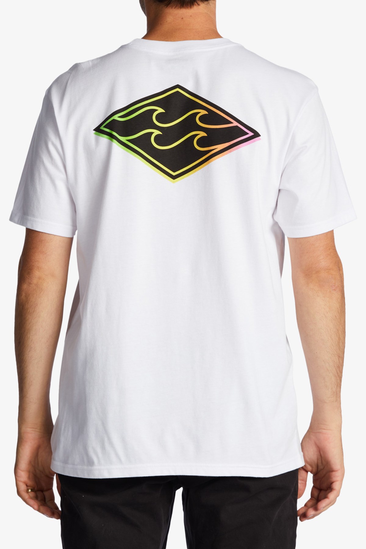 Billabong Crayon Wave Erkek Tişört ABYZT01697 Beyaz