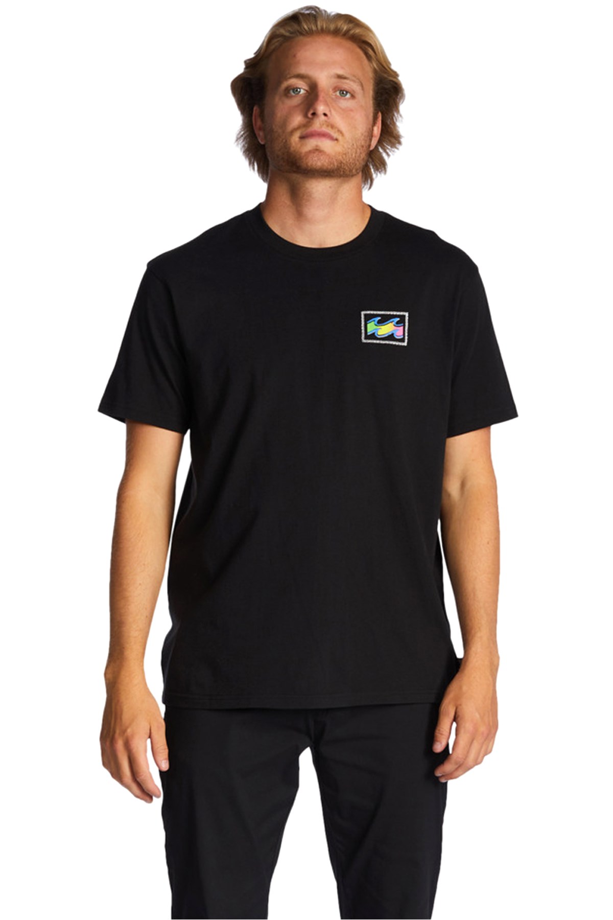 Billabong Crayon Wave Erkek Tişört ABYZT01697 Siyah