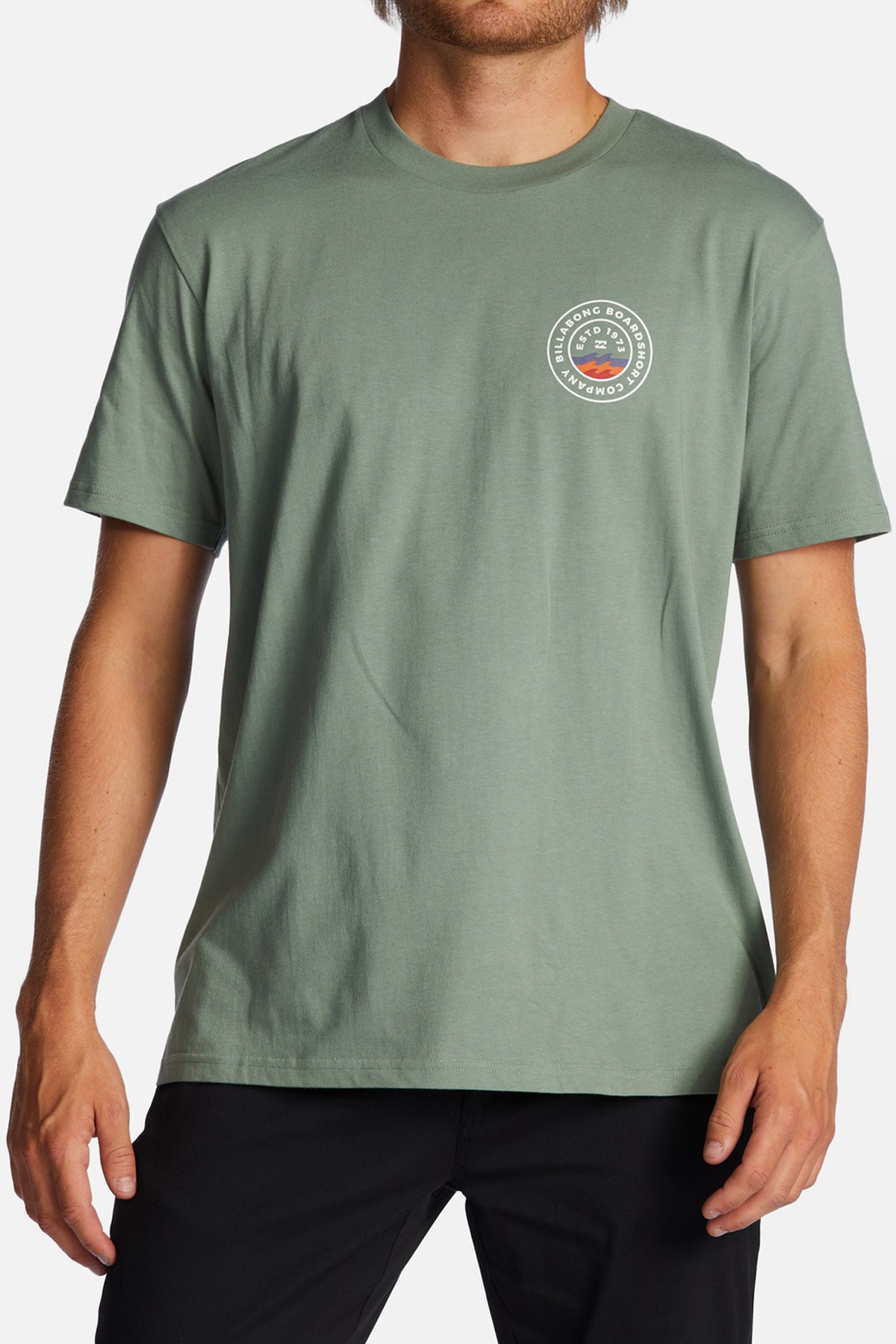 Billabong Walled Erkek Tişört ABYZT01700 Yeşil