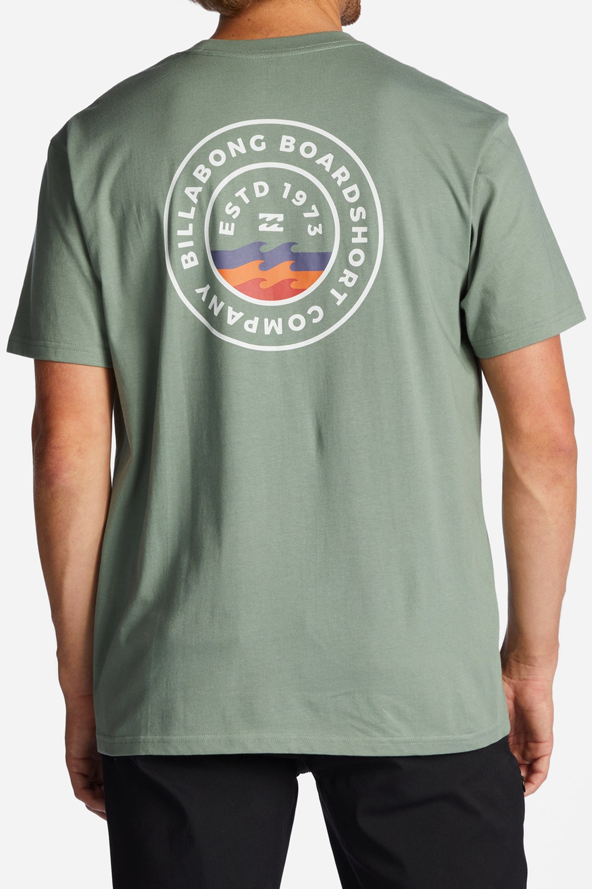 Billabong Walled Erkek Tişört ABYZT01700 Yeşil