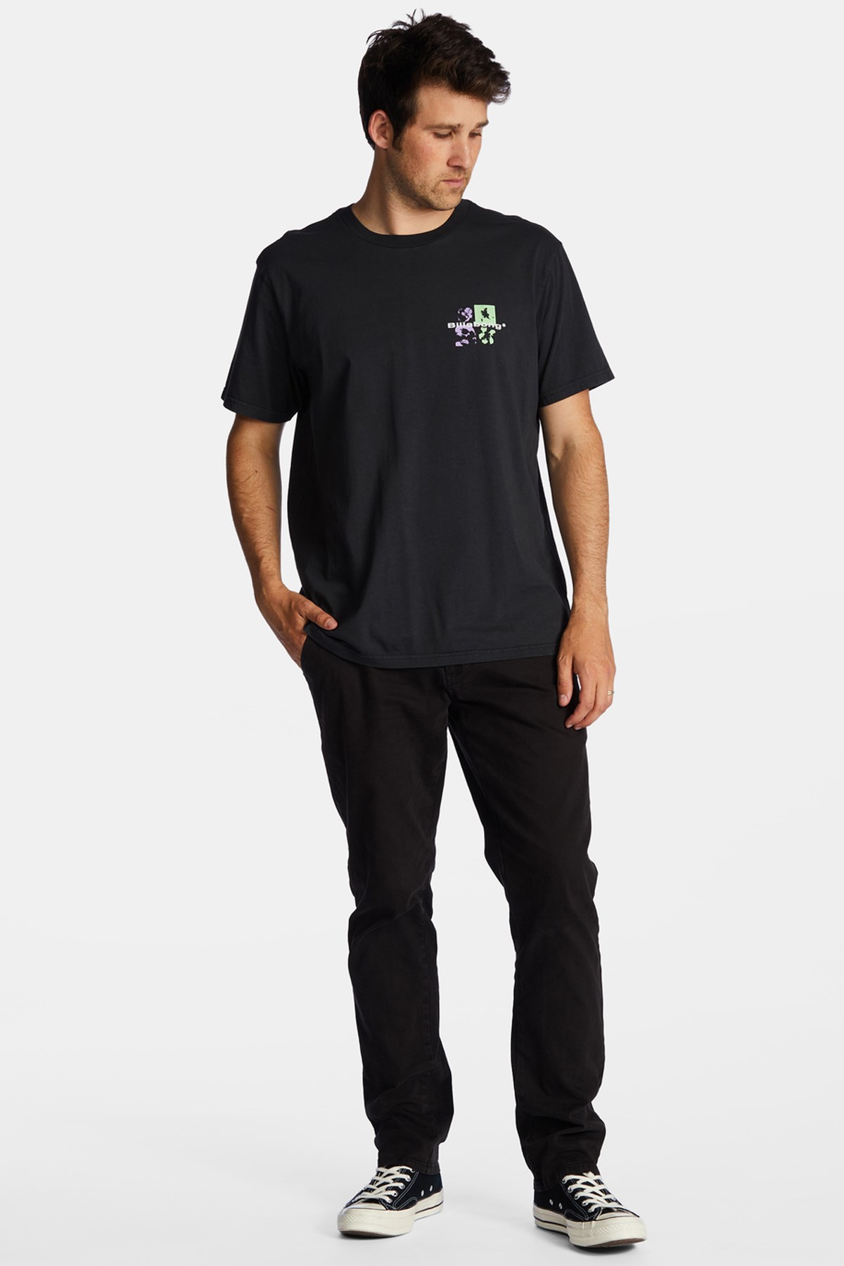 Billabong Reflections Erkek Tişört ABYZT01711 Siyah