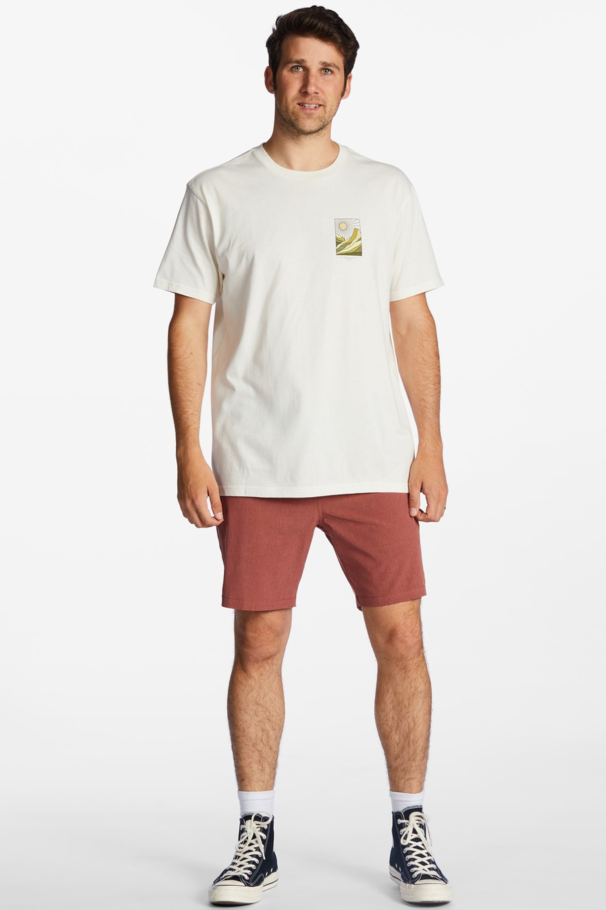 Billabong Sands Erkek Tişört ABYZT01729 Beyaz