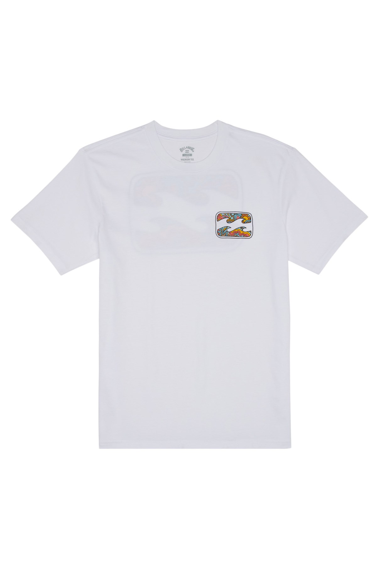 Billabong Crayon Wave Erkek Tişört ABYZT02255 Beyaz