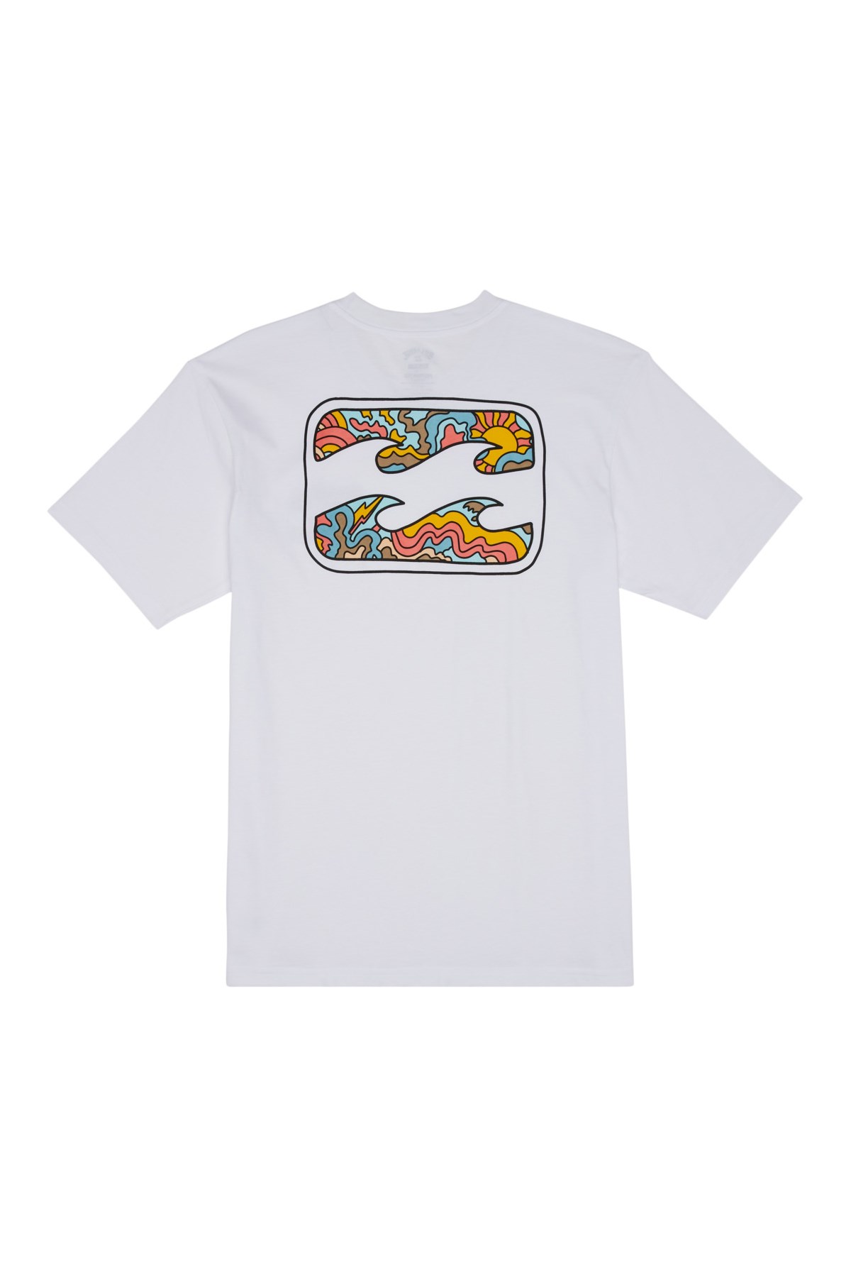 Billabong Crayon Wave Erkek Tişört ABYZT02255 Beyaz