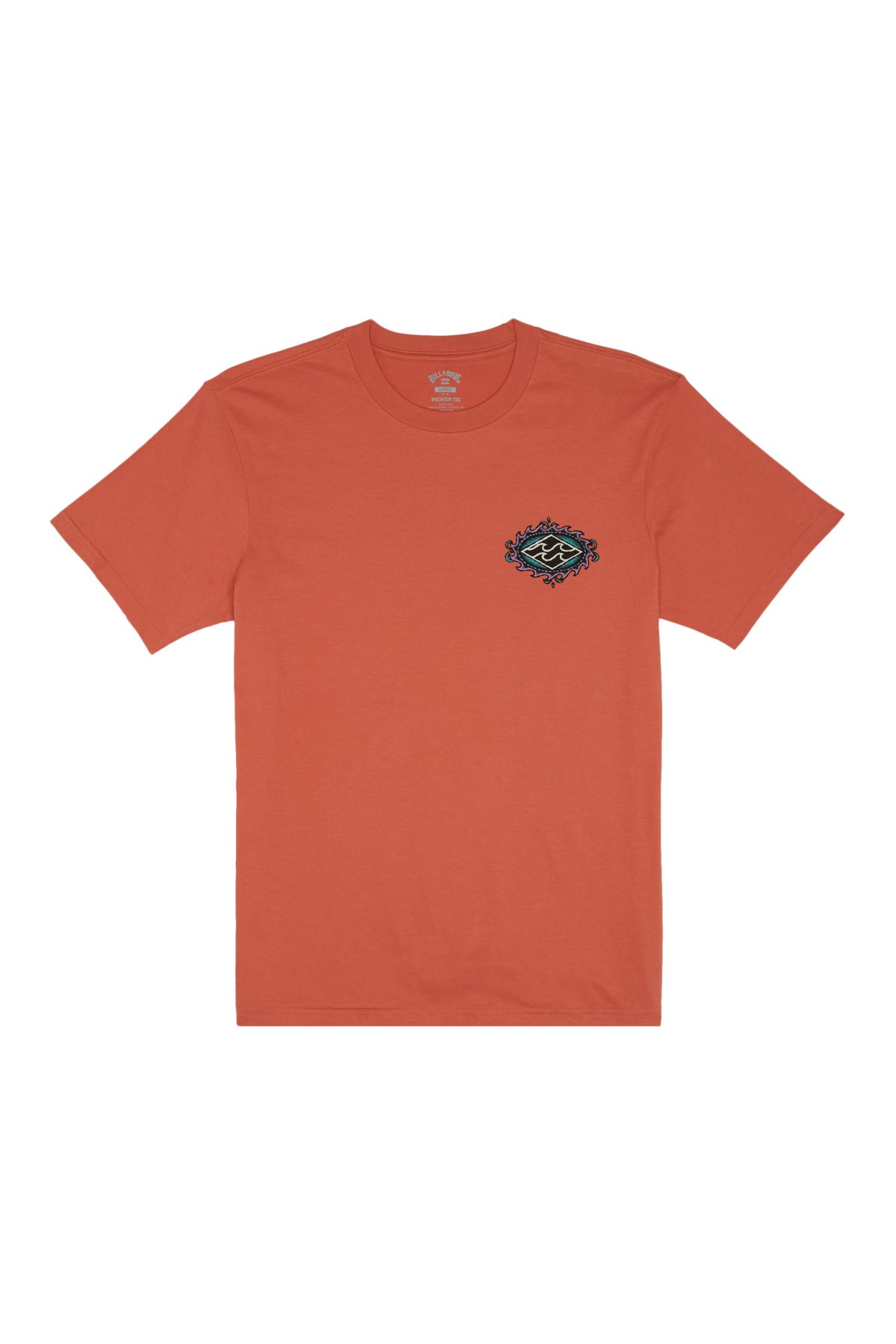Billabong Crayon Wave Erkek Tişört ABYZT02255 Kırmızı