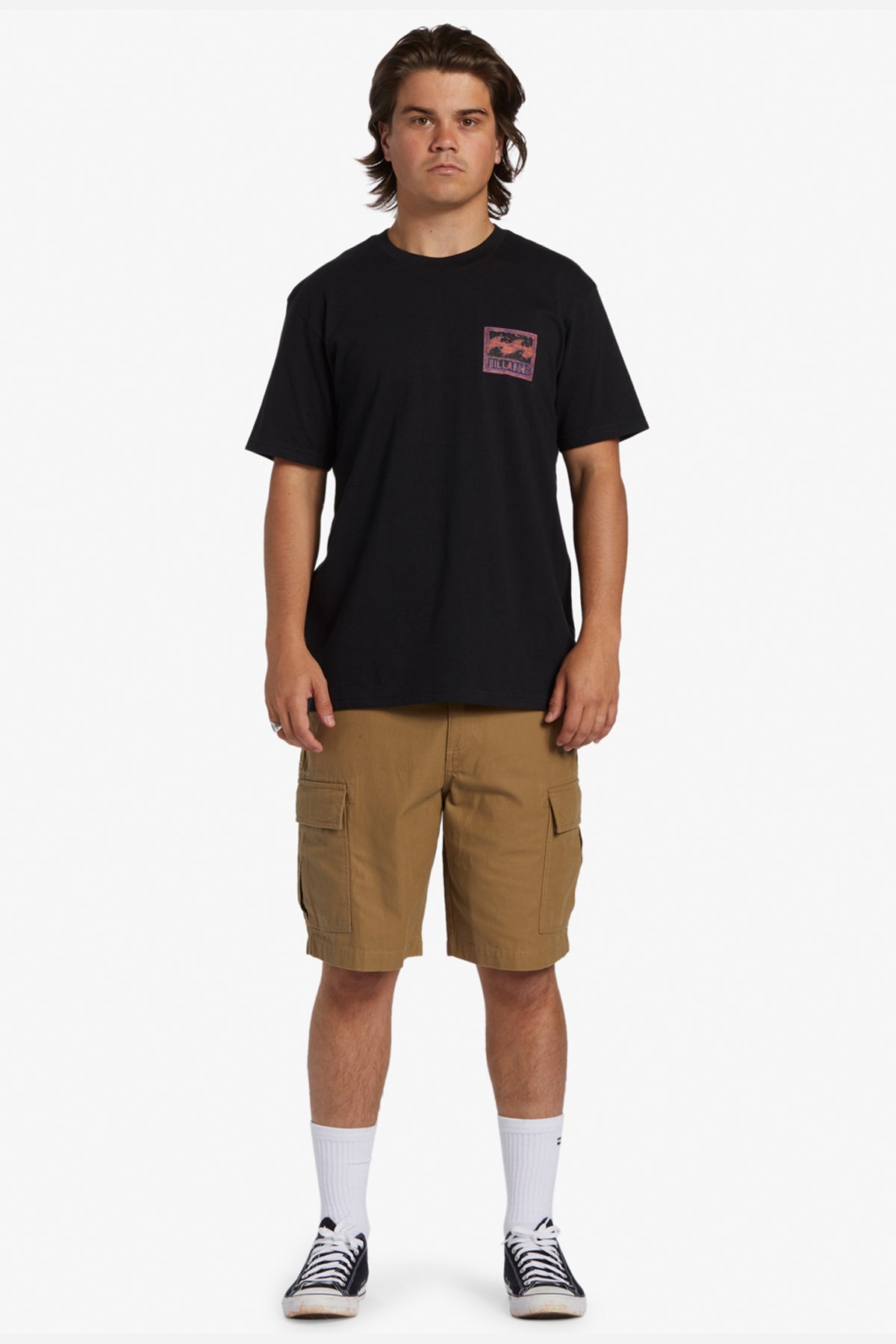 Billabong Crayon Wave Erkek Tişört ABYZT02255 Siyah