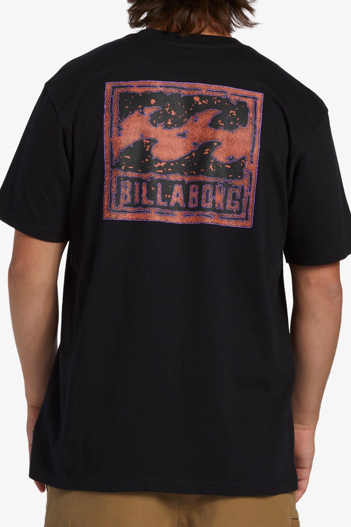 Billabong Crayon Wave Erkek Tişört ABYZT02255 Siyah