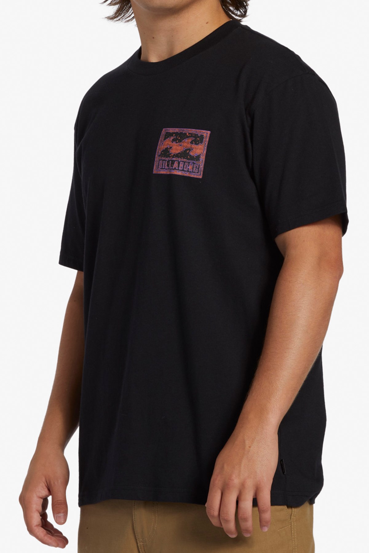 Billabong Crayon Wave Erkek Tişört ABYZT02255 Siyah