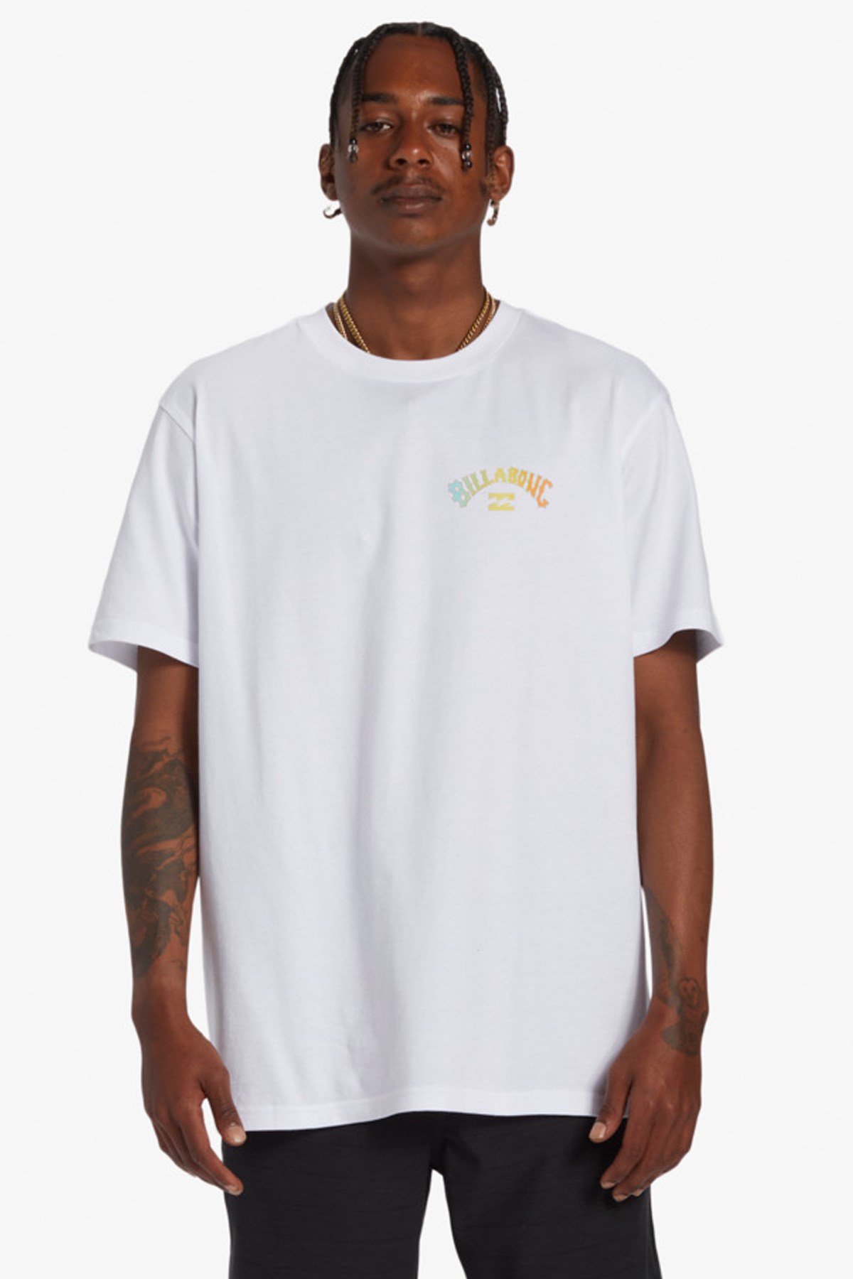 Billabong Arch Fill Erkek Tişört ABYZT02256 Beyaz