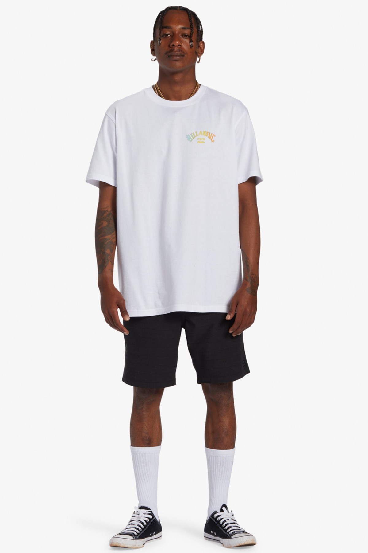 Billabong Arch Fill Erkek Tişört ABYZT02256 Beyaz