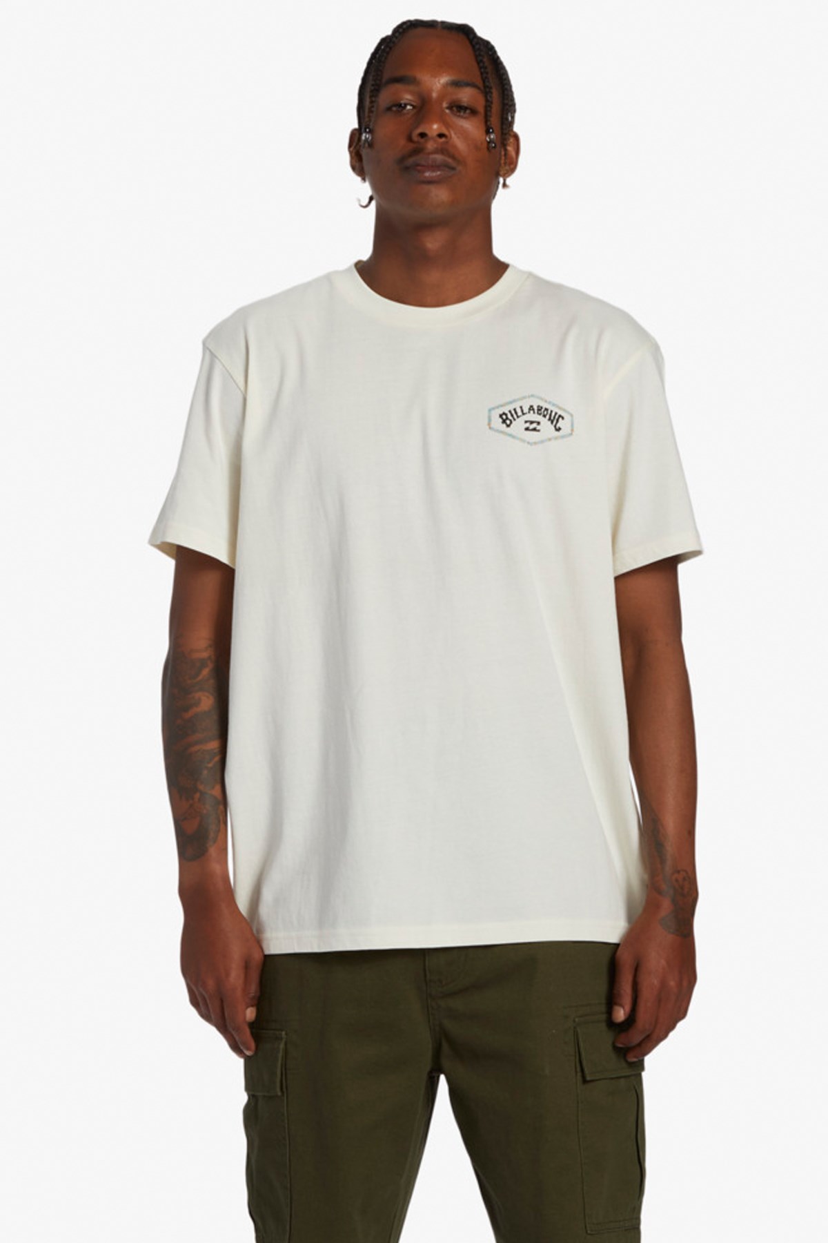 Billabong Exit Arch Erkek Tişört ABYZT02257 Beyaz
