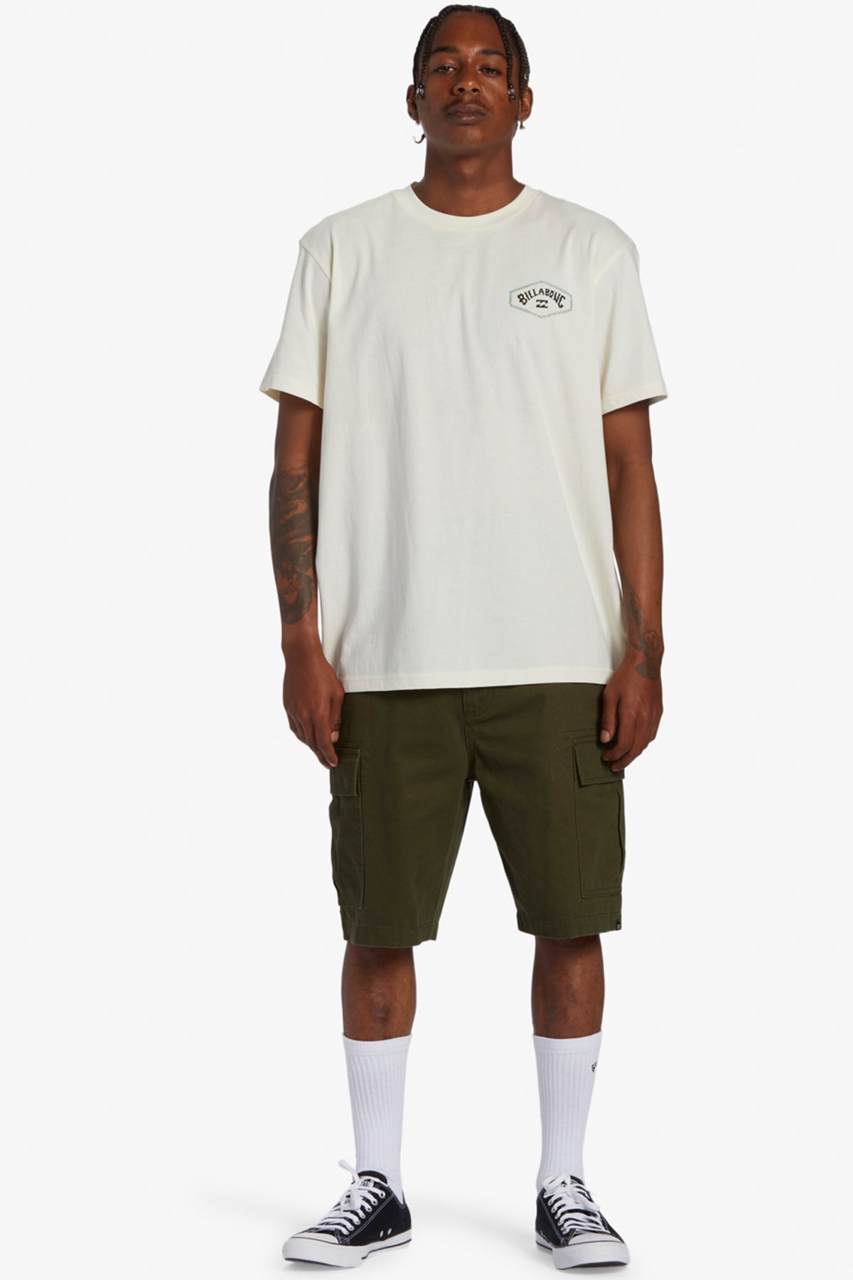 Billabong Exit Arch Erkek Tişört ABYZT02257 Beyaz