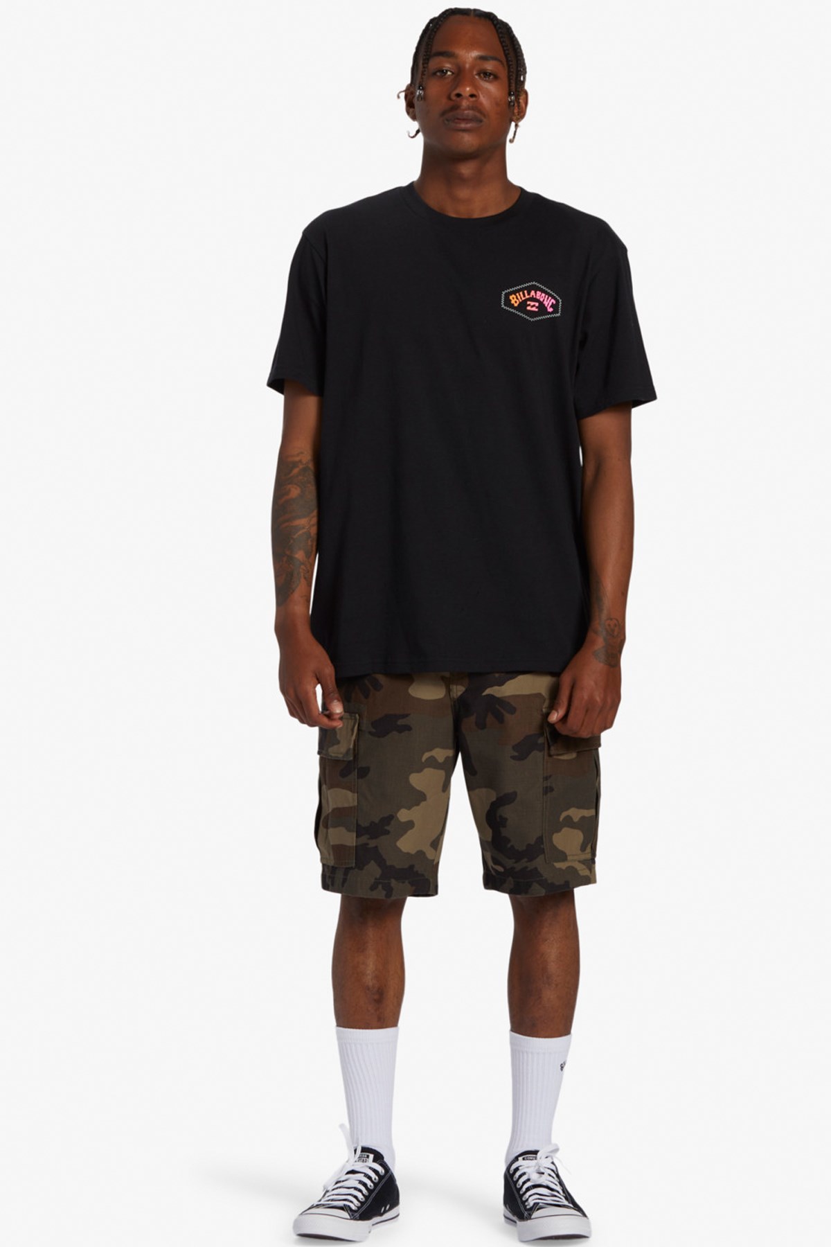 Billabong Exit Arch Erkek Tişört ABYZT02257 Siyah