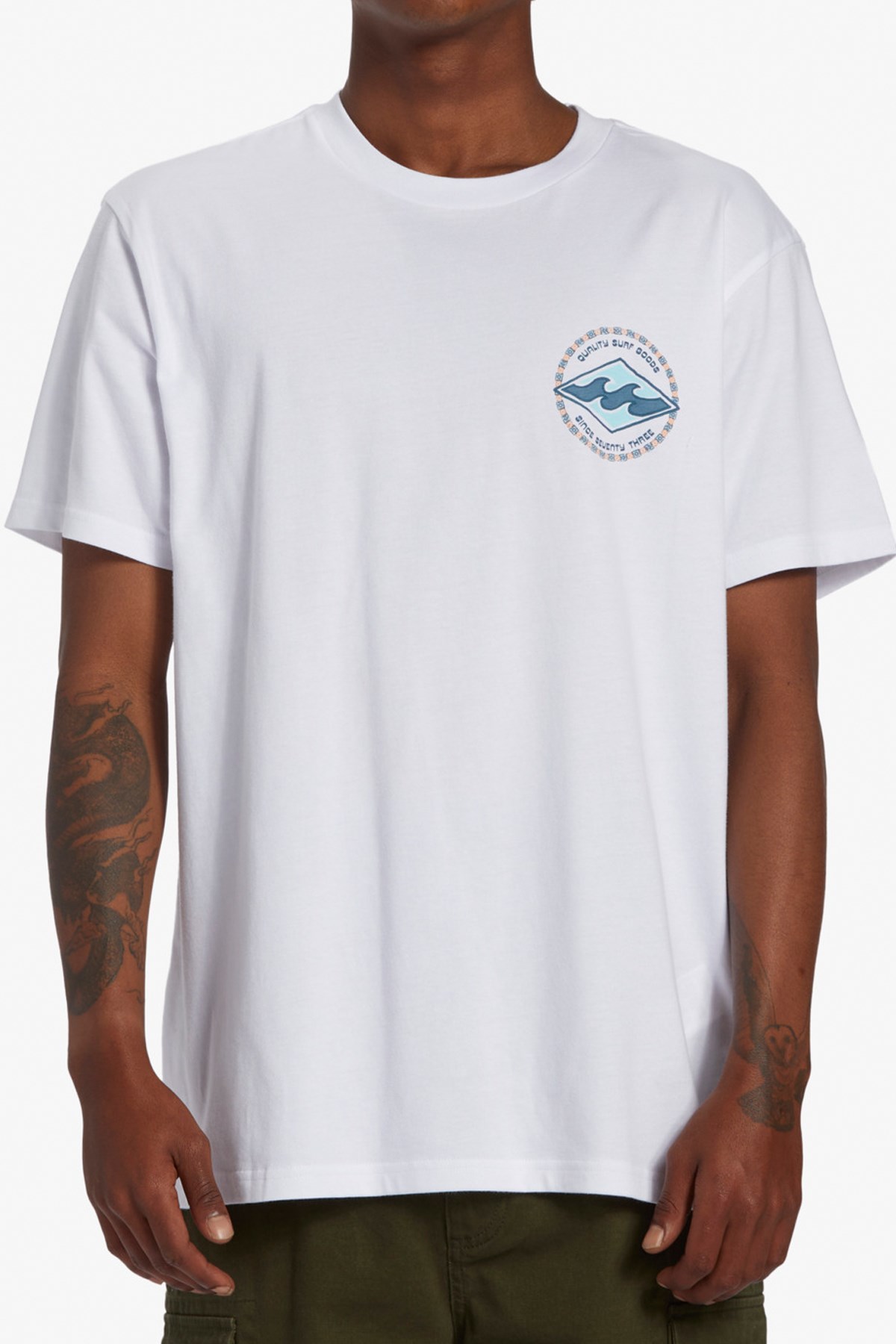 Billabong Rotor Diamond Erkek Tişört ABYZT02259 Beyaz